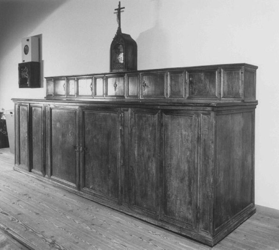 mobile da sacrestia - ambito veneto (sec. XVII)