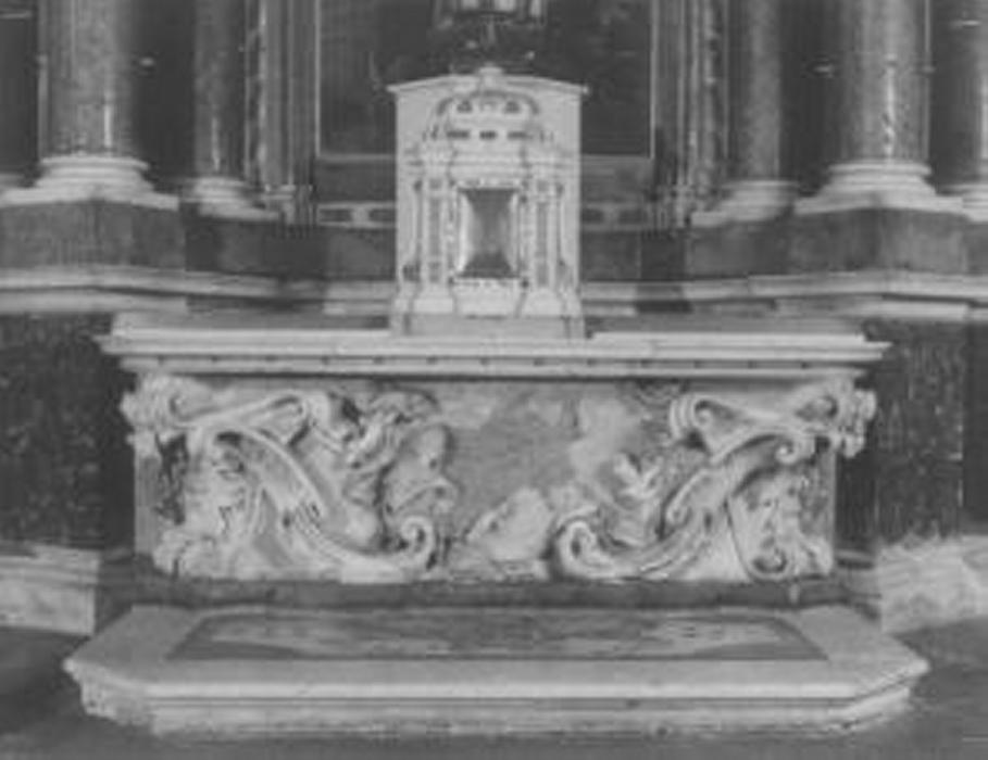 sogno di San Giuseppe (paliotto) di Tabacco Bernardo (prima metà sec. XVIII)