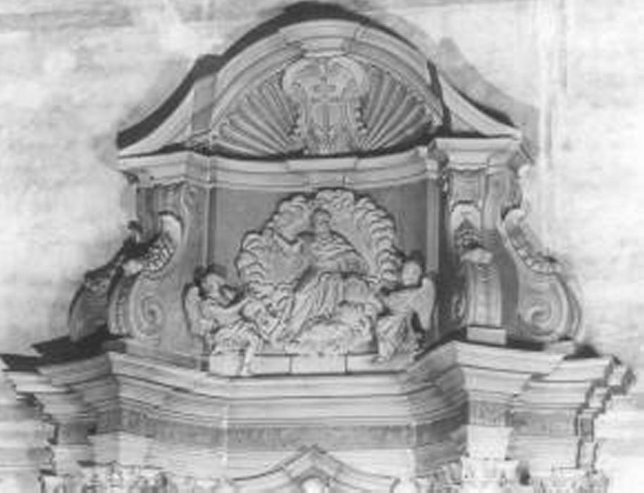 Dio Padre e angeli (gruppo scultoreo) di Tabacco Bernardo (prima metà sec. XVIII)