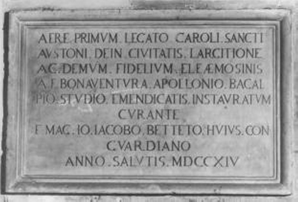 lapide - ambito veneto (sec. XVIII)