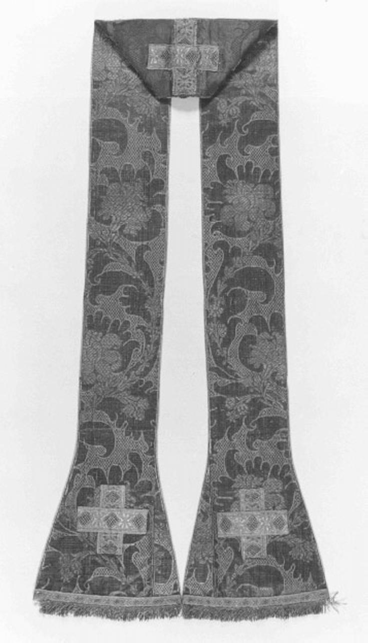 stola - ambito veneto (secc. XVII/ XVIII)