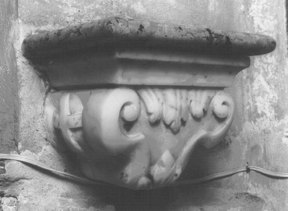 mensola - ambito veneto (sec. XVIII)