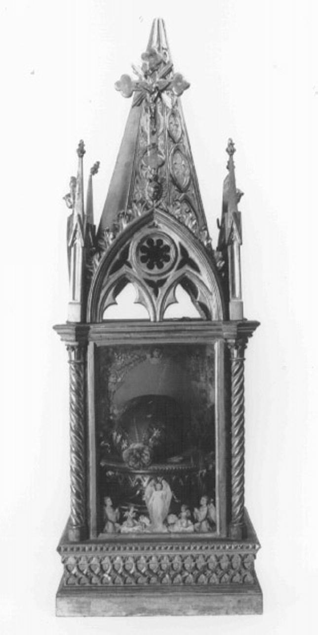 reliquiario architettonico - ambito veneto (seconda metà sec. XIX)