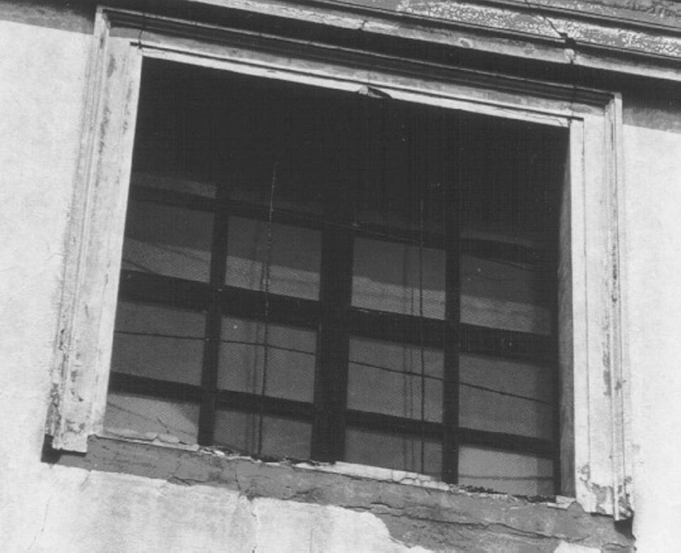 mostra di finestra di Pizzocaro Antonio (sec. XVII)