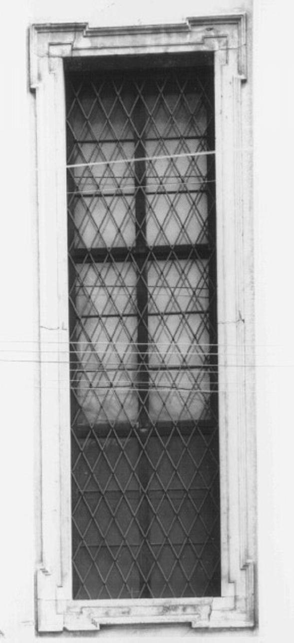 mostra di finestra di Pizzocaro Antonio (sec. XVII)