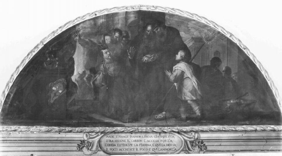 San Francesco di Paola (dipinto) di Menarola Cristoforo (sec. XVIII)