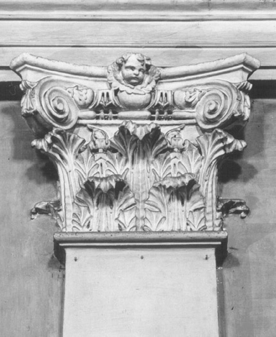 capitello, serie di Pizzocaro Antonio (attribuito) (sec. XVII)