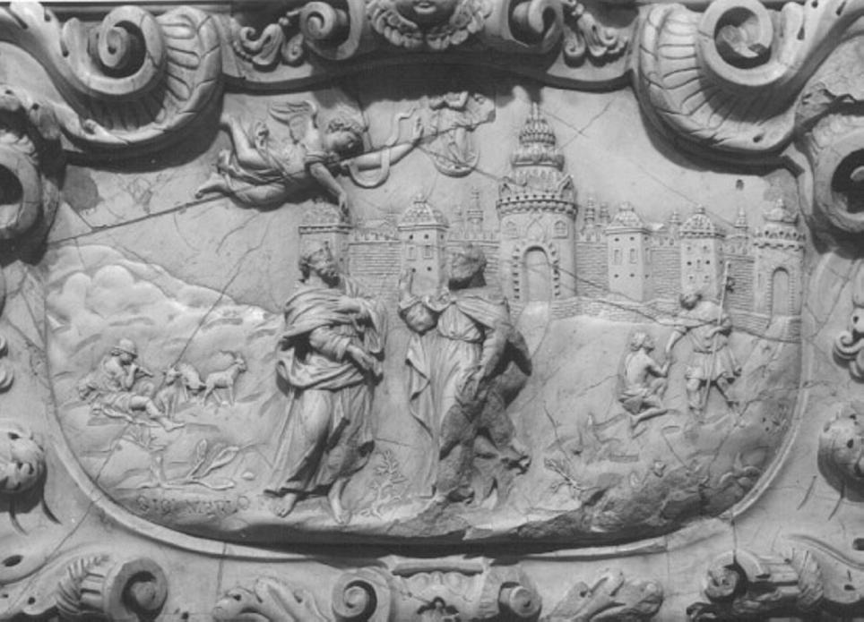 re Davide (rilievo) di Merlo Giovanni Maria (sec. XVII)