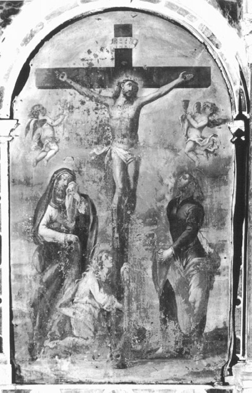 crocifissione (dipinto) di Menarola Cristoforo (sec. XVIII)