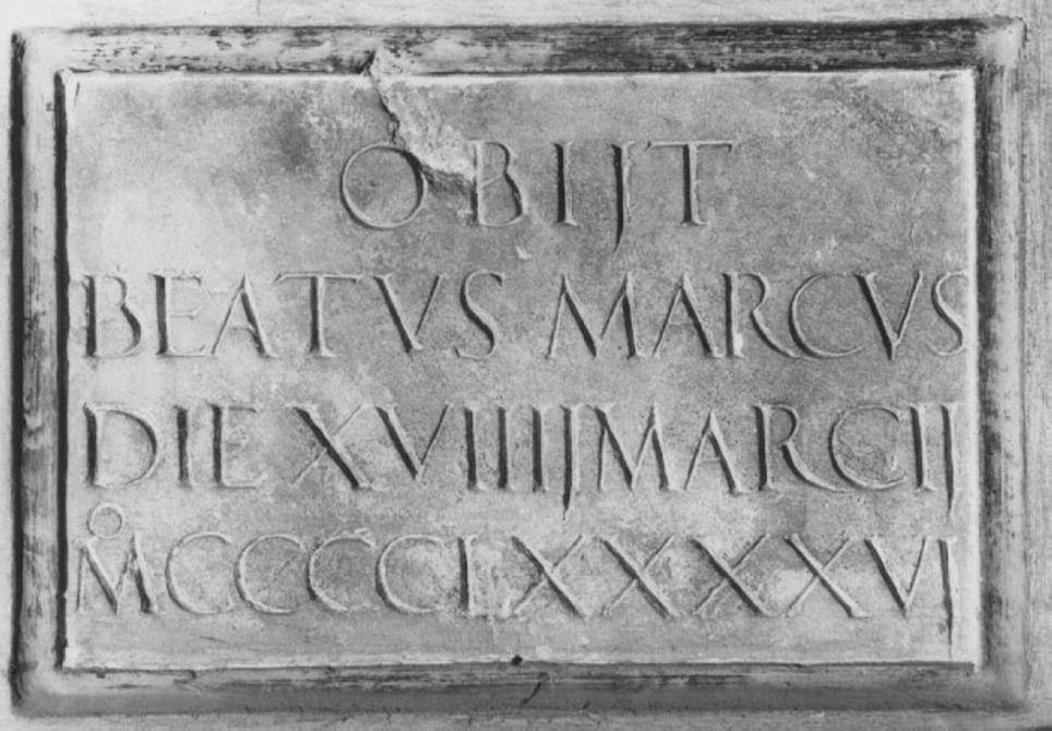 lapide - ambito veneto (sec. XV)