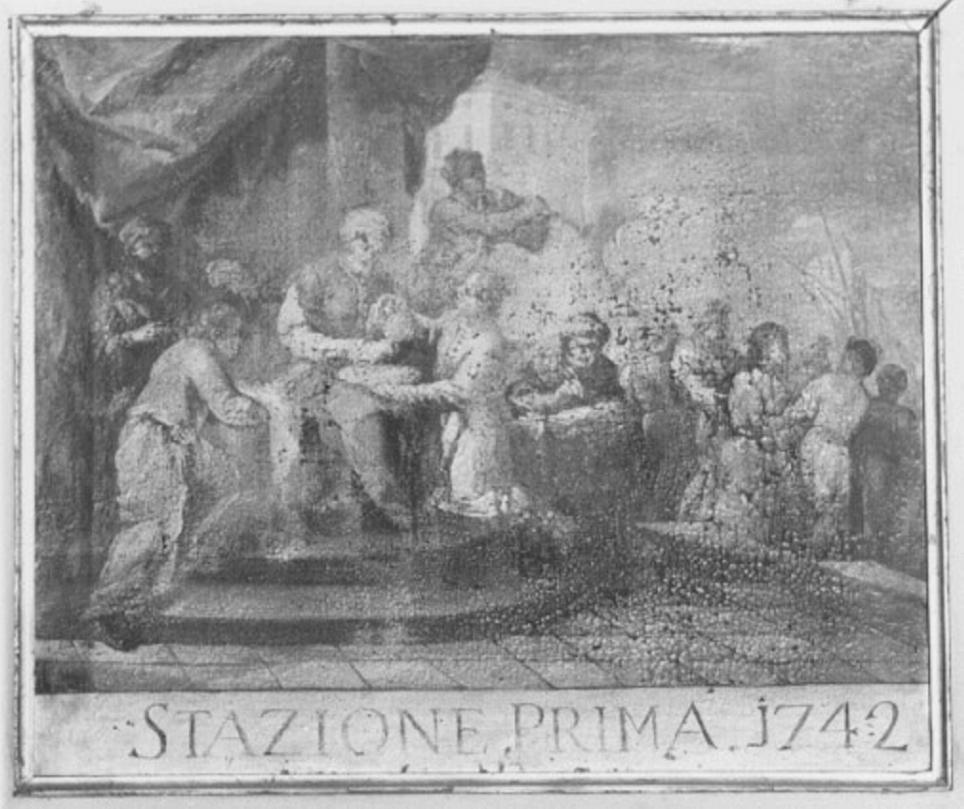 stazioni della via crucis (dipinto, ciclo) di Pasqualotto Costantino detto Costantini (sec. XVIII)
