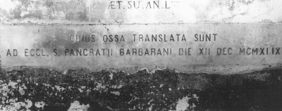 lapide - ambito veneto (sec. XX)