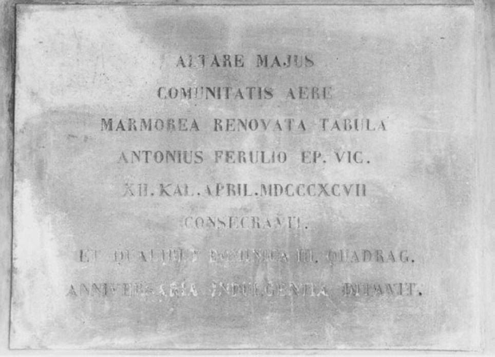 lapide - ambito veneto (sec. XIX)