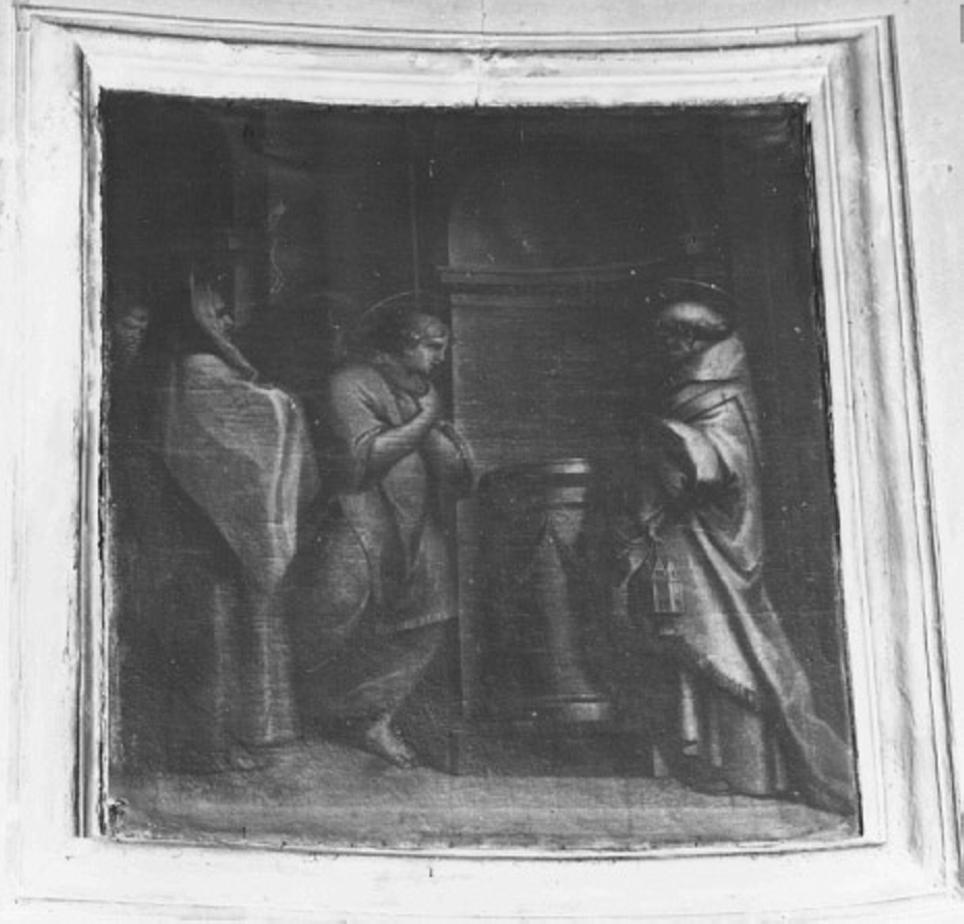 Annunciazione della nascita di S. Giovanni Battista (dipinto) - ambito bassanese (sec. XVIII)