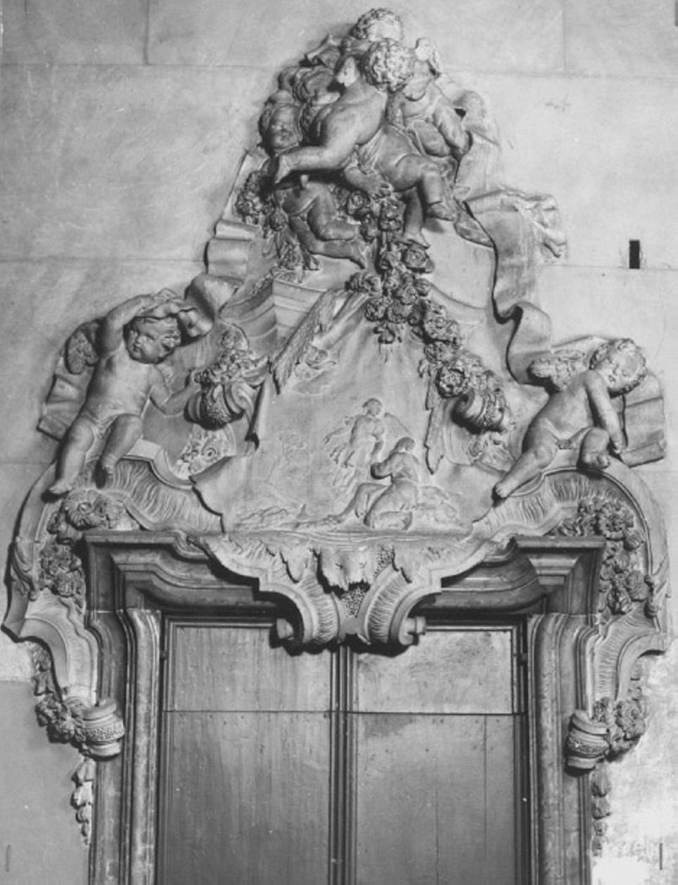 Sacrificio di Abramo (rilievo) di Marinali Orazio (sec. XVIII)