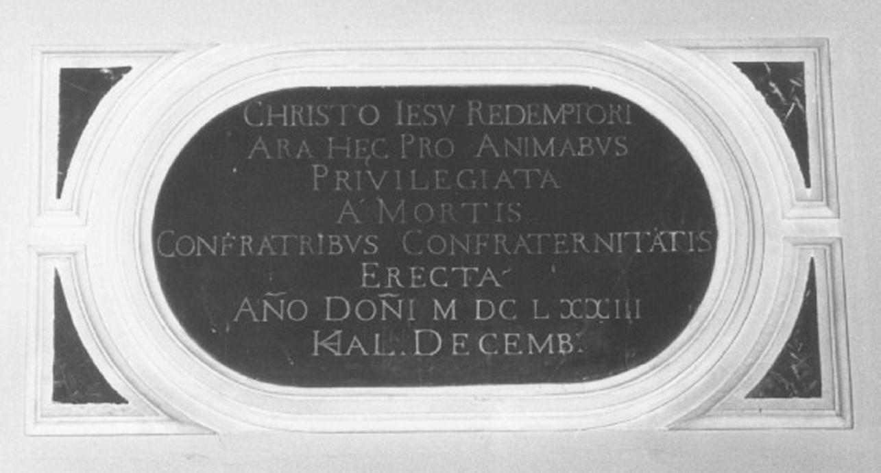 lapide - ambito veneto (sec. XVII)