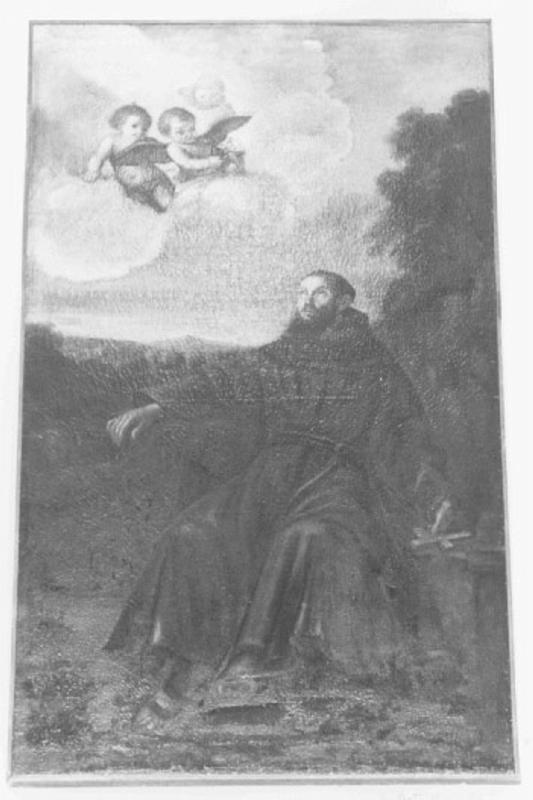 estasi di San Francesco d'Assisi (dipinto) - ambito veneto (sec. XVIII)