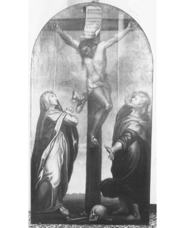 crocifissione (dipinto) - ambito veneto (sec. XVI)