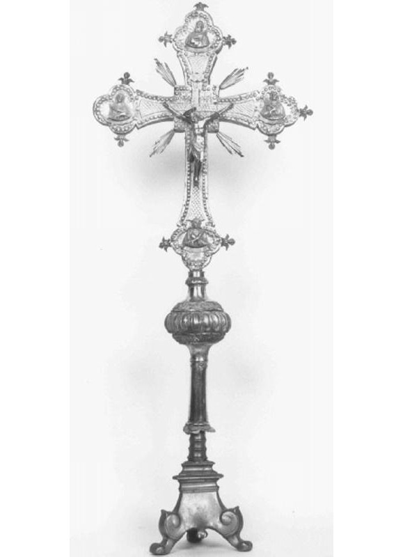 croce processionale - ambito vicentino (primo quarto sec. XIX)