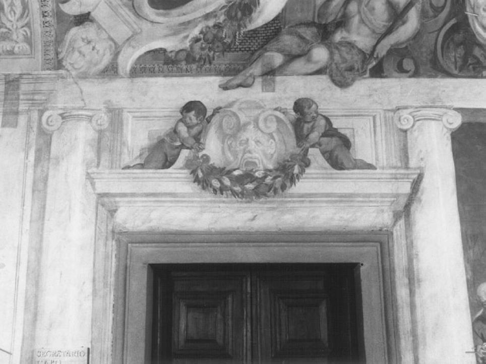 motivi decorativi (dipinto) di De Ferrari Antonio detto Foler (attribuito), Vassillacchi Antonio detto Aliense (fine/inizio secc. XVI/ XVII)