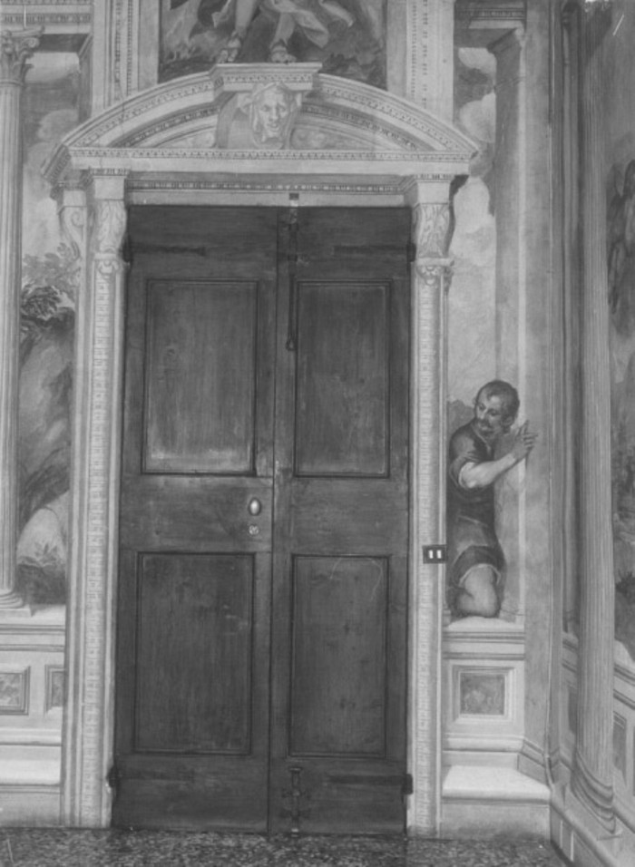 ritratto d'uomo (dipinto) di Vassillacchi Antonio detto Aliense (fine/inizio secc. XVI/ XVII)