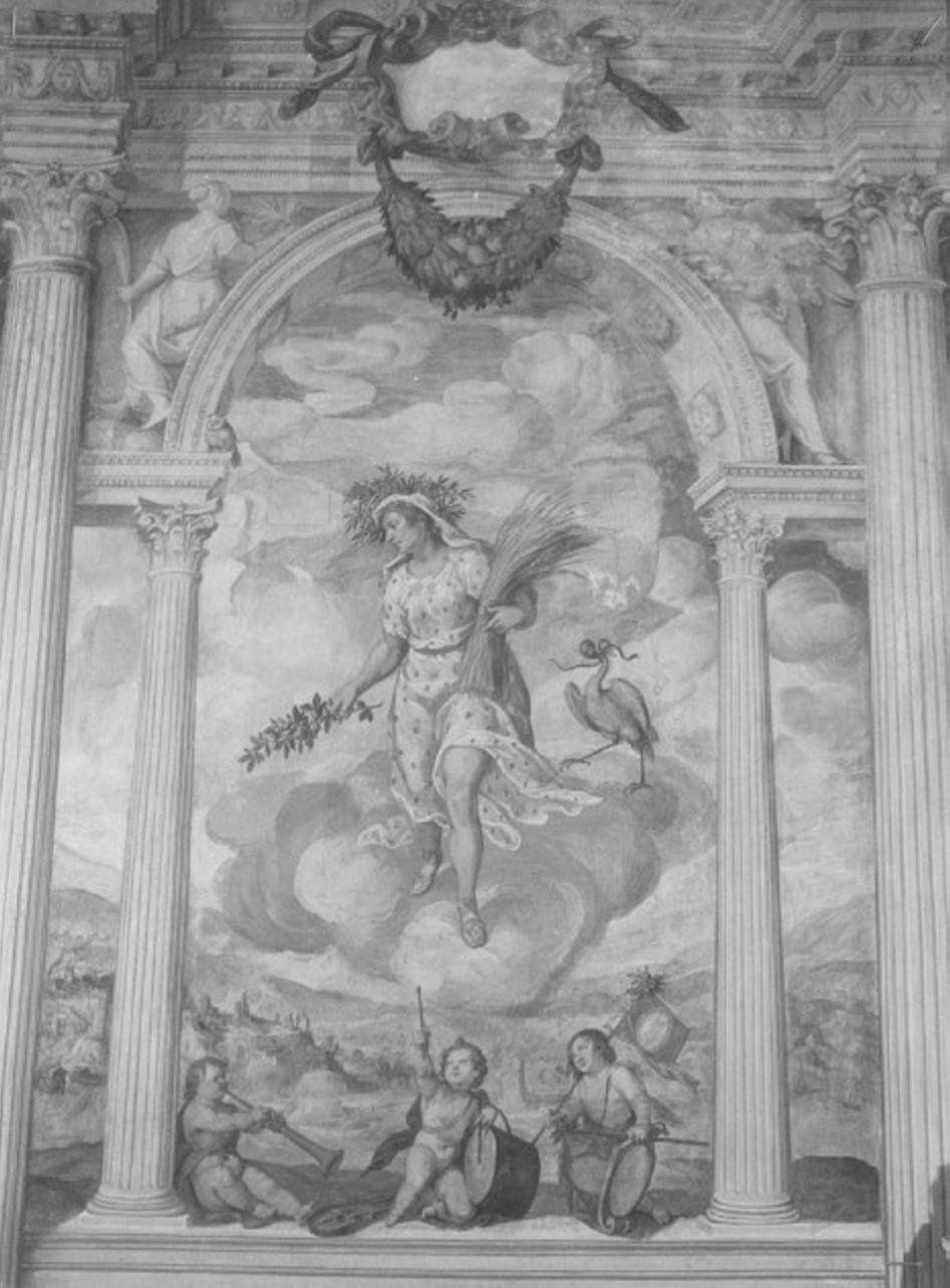 Cerere (dipinto) di Vassillacchi Antonio detto Aliense, De Ferrari Antonio detto Foler (attribuito) (fine/inizio secc. XVI/ XVII)