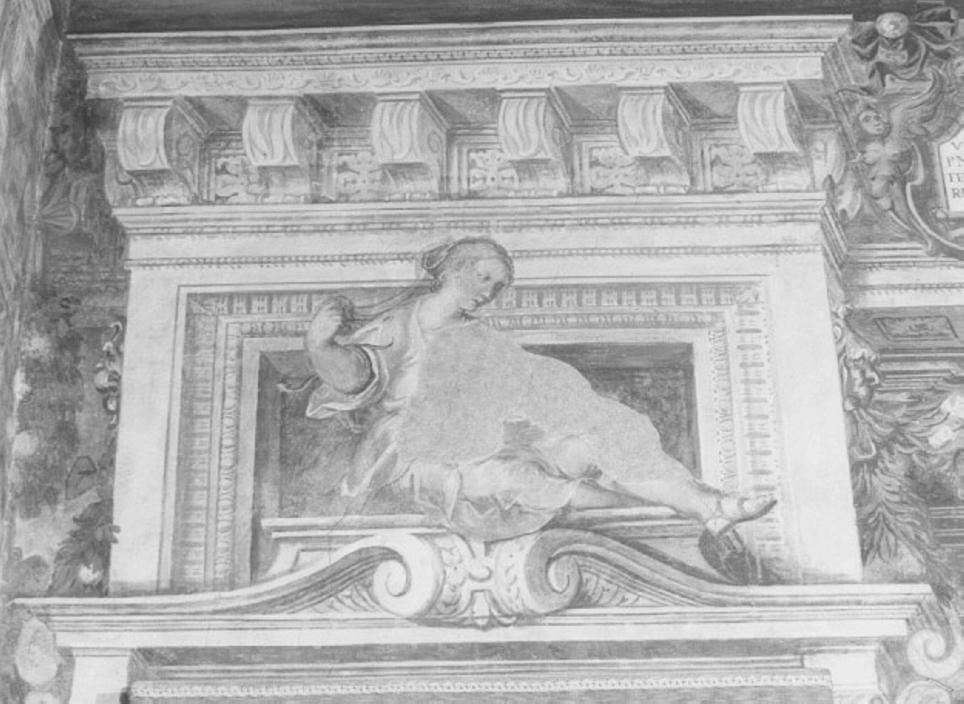 Prudenza (dipinto) di De Ferrari Antonio detto Foler (attribuito) (fine/inizio secc. XVI/ XVII)