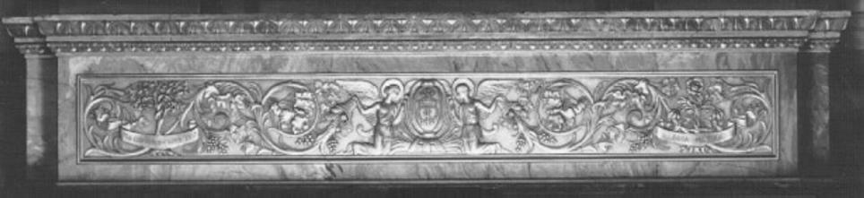 motivi decorativi a grottesche (rilievo) di Armano Giovanni (sec. XX)