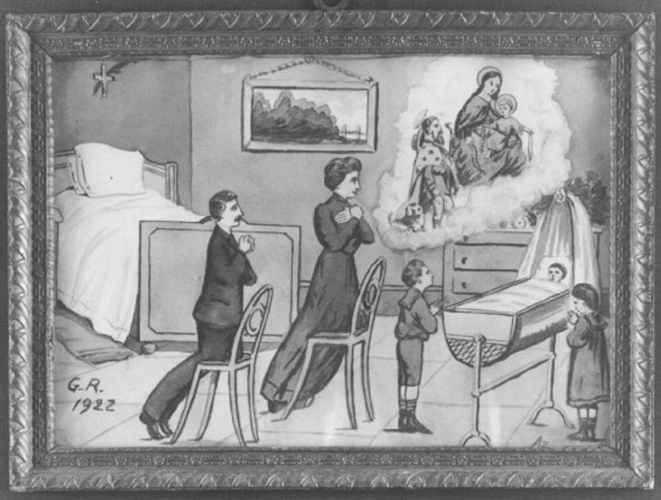 ex voto - ambito veneto (sec. XX)