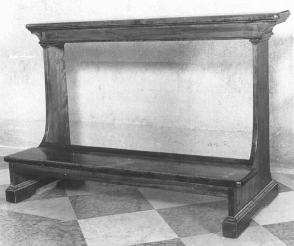 inginocchiatoio - ambito veneto (seconda metà sec. XIX)