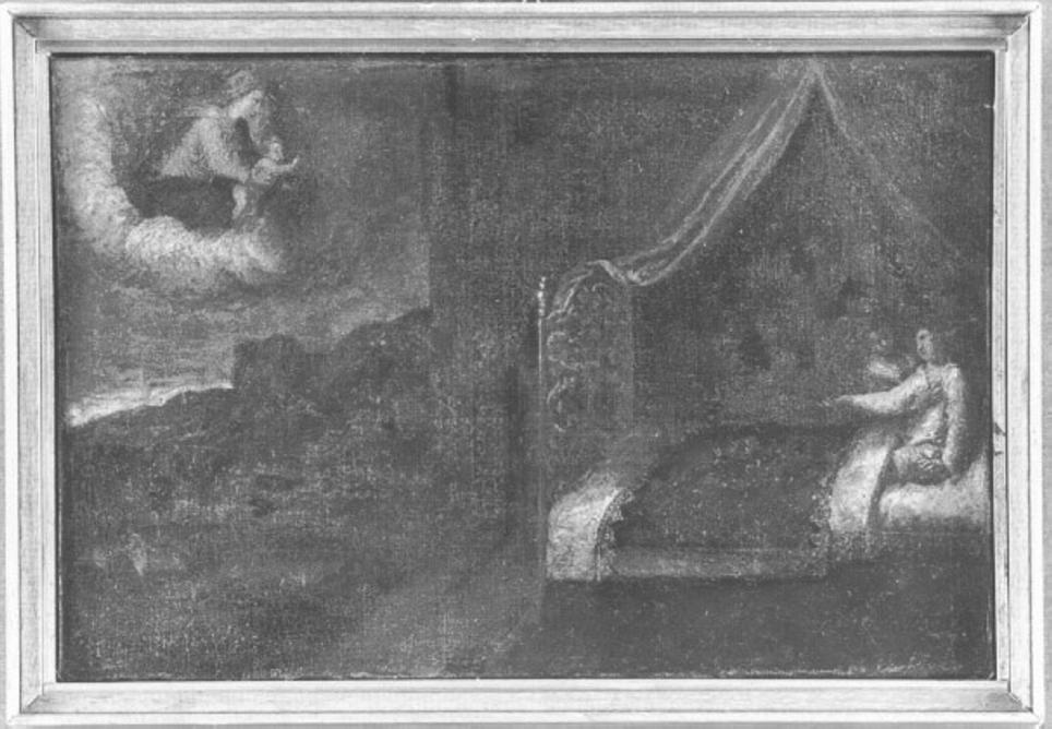 incidente con carrozza (ex voto) - ambito veneto (sec. XVIII)