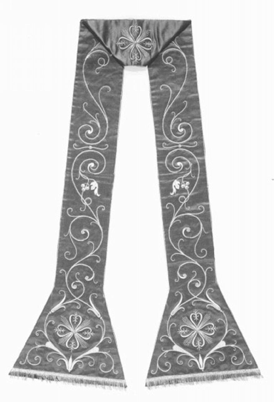 stola, elemento d'insieme - ambito veneto (sec. XX)