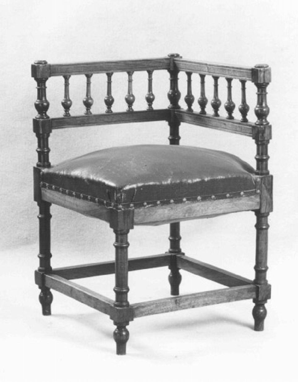 sgabello - ambito veneto (sec. XIX)