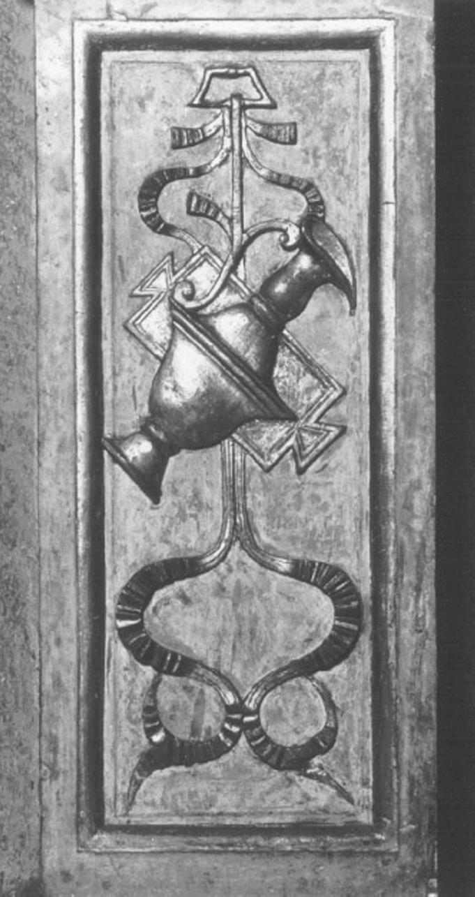motivi decorativi a candelabra (rilievo, elemento d'insieme) di Lamberti Alvise Da Montagnana (attribuito) (secc. XV/ XVI)