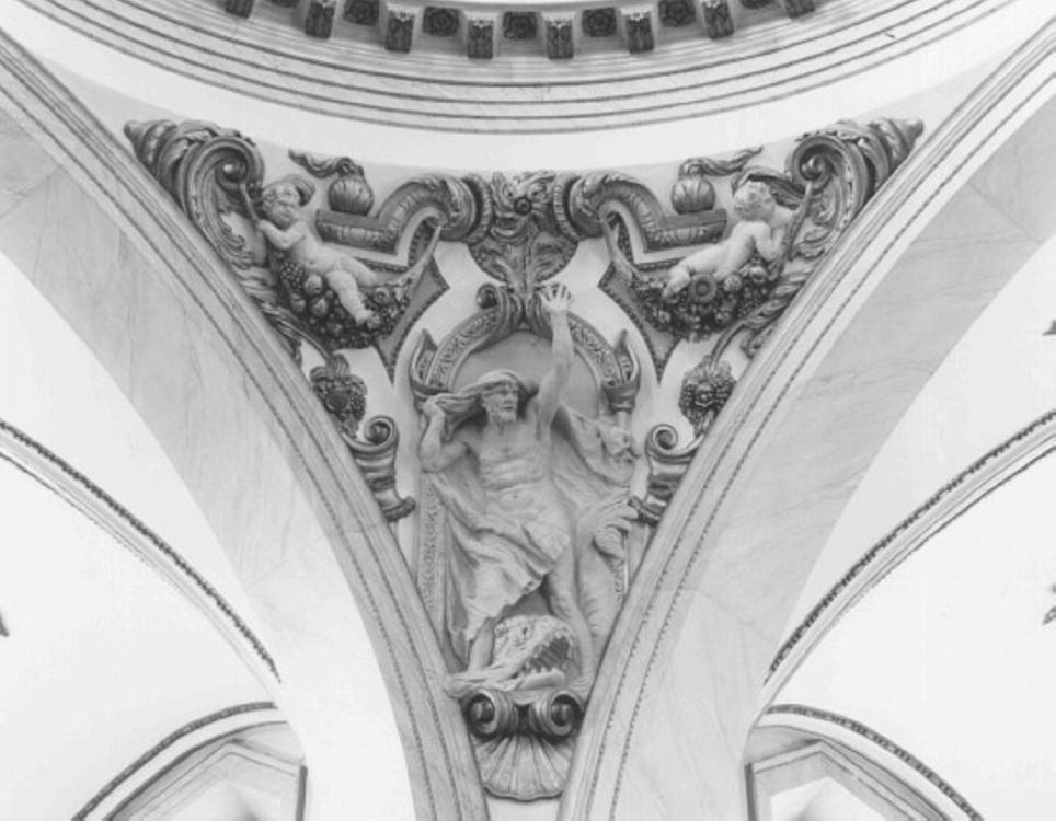 decorazione plastica, elemento d'insieme di Marinali Orazio (scuola) (sec. XVIII)