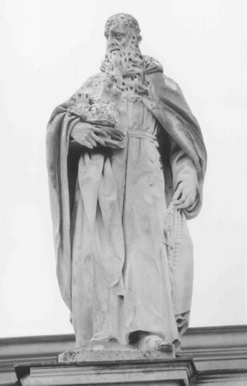 Santo (statua, elemento d'insieme) di Marinali Orazio (bottega) (secc. XVII/ XVIII)
