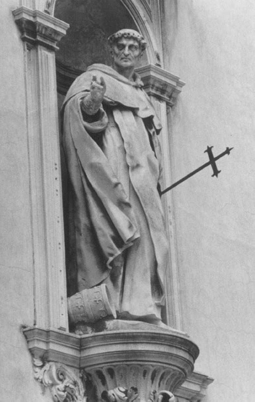 San Filippo Benizi (statua, elemento d'insieme) di Marinali Orazio (attribuito) (secc. XVII/ XVIII)