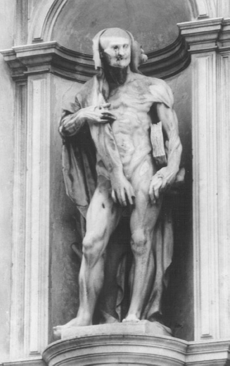 San Bartolomeo (statua, elemento d'insieme) di Marinali Orazio (e aiuti) (secc. XVII/ XVIII)