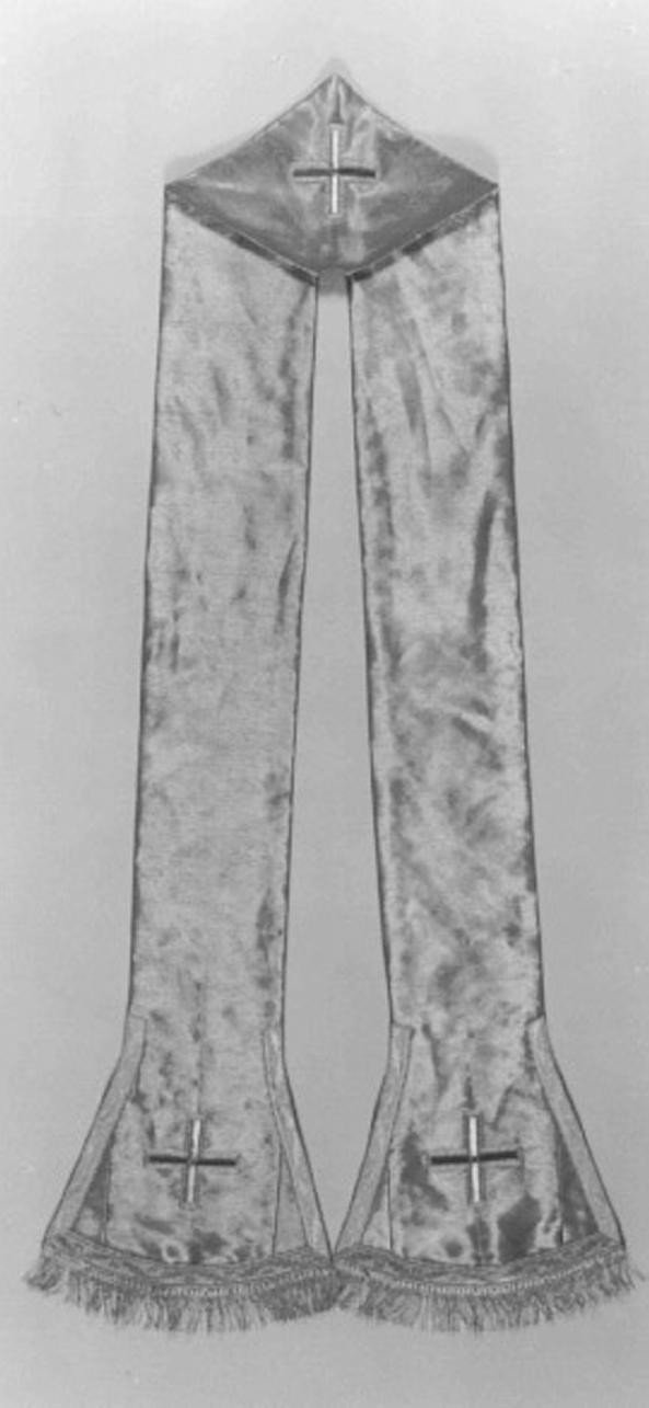 piviale, elemento d'insieme - ambito veneto (sec. XIX)