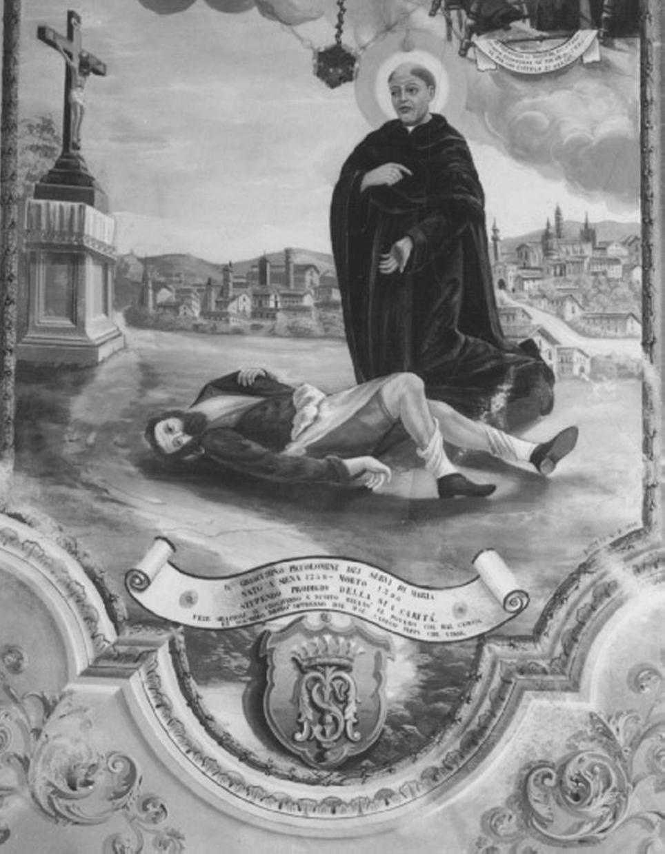 dipinto, elemento d'insieme di Busetto V (sec. XIX)