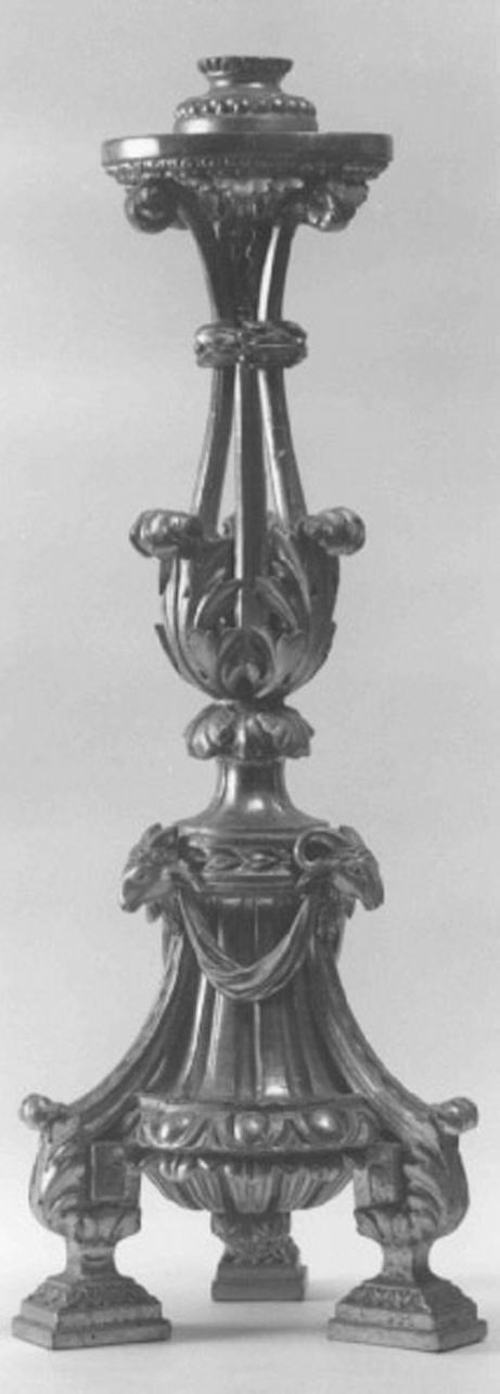 candeliere - ambito veneto (prima metà sec. XIX)