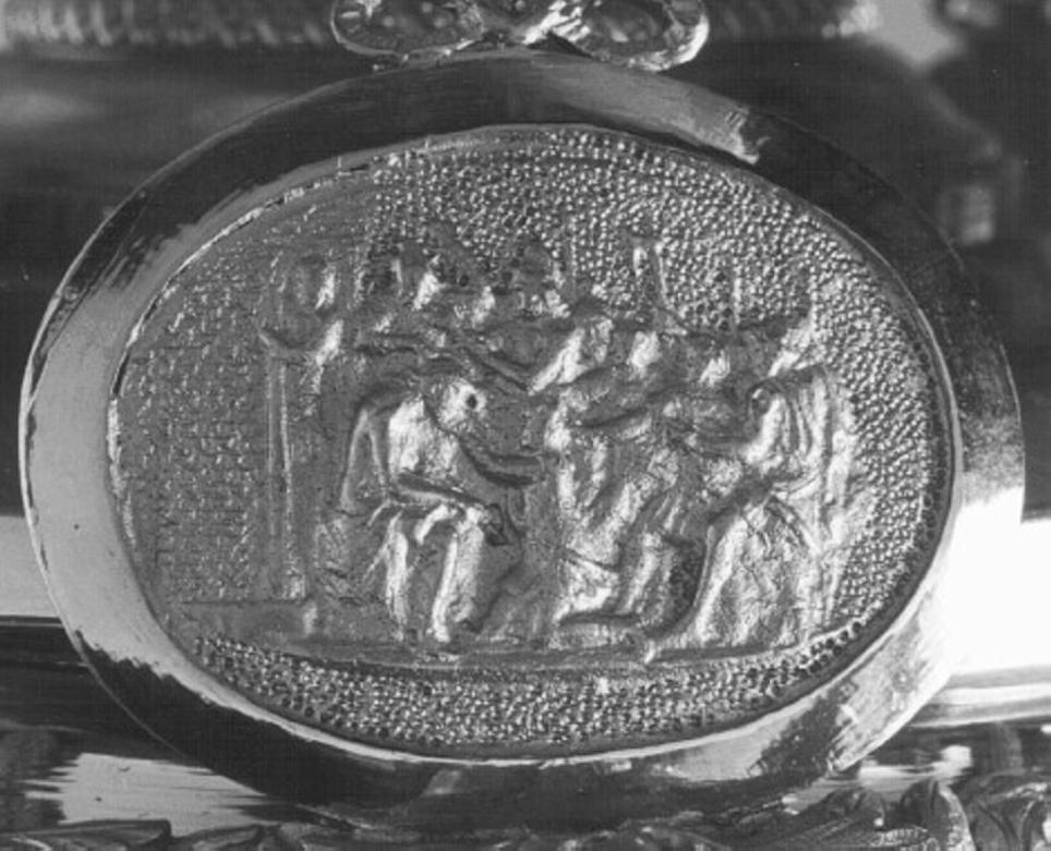 Cristo deriso (rilievo, elemento d'insieme) - bottega romana (sec. XIX)