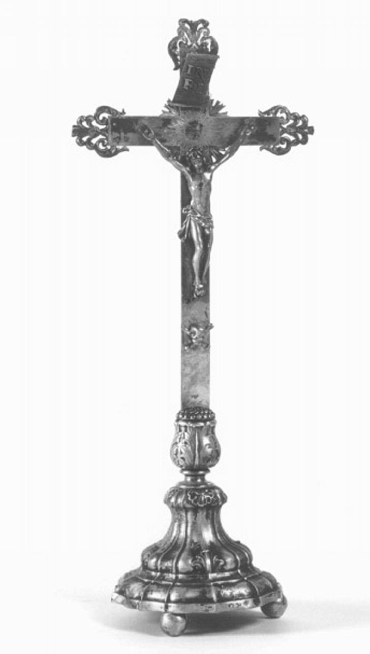 croce da tavolo - bottega milanese (sec. XIX)
