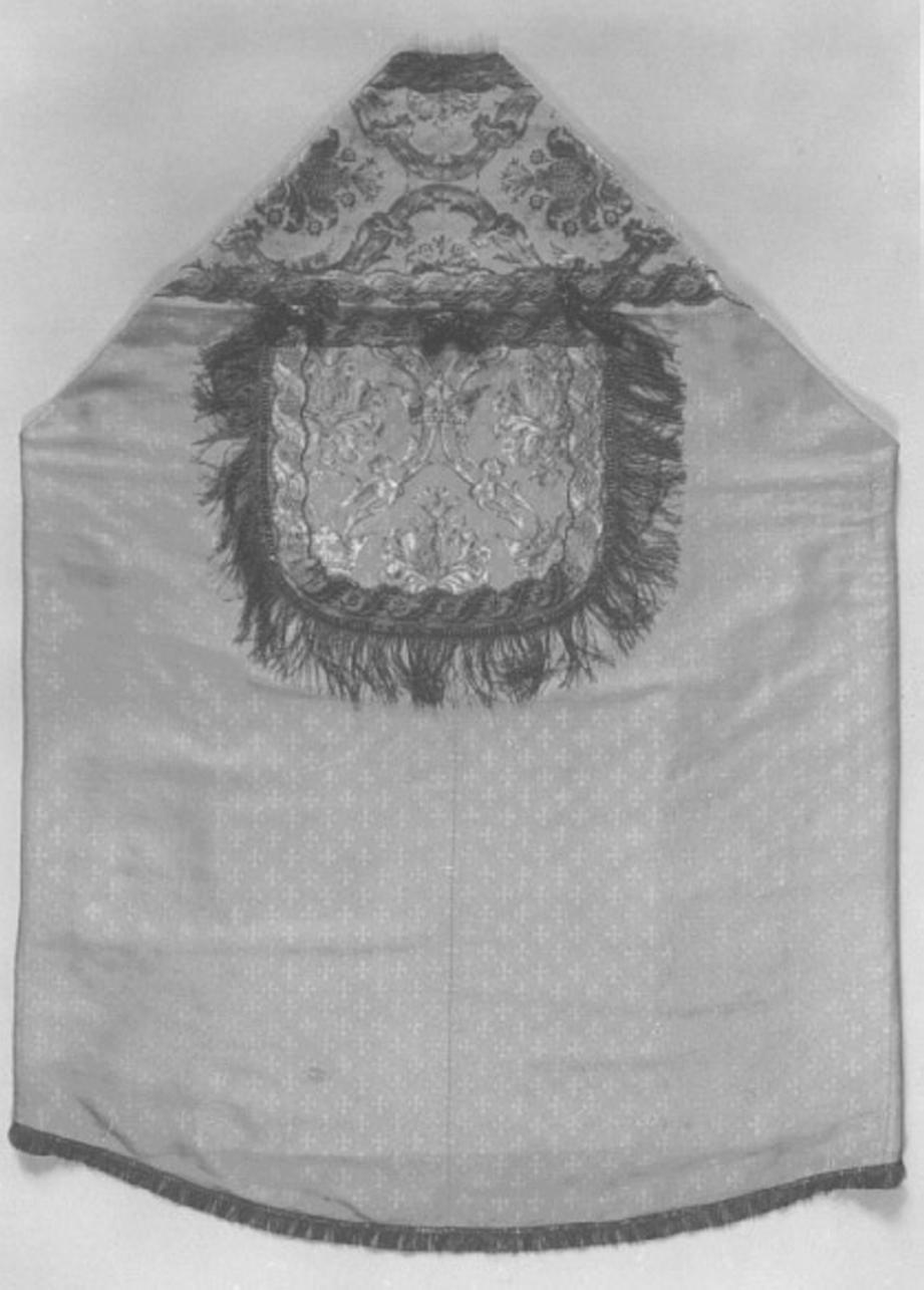 piviale, elemento d'insieme - ambito veneto (seconda metà sec. XIX)