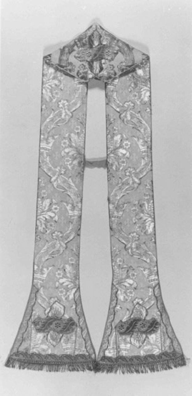 stola, elemento d'insieme - ambito veneto (seconda metà sec. XIX)