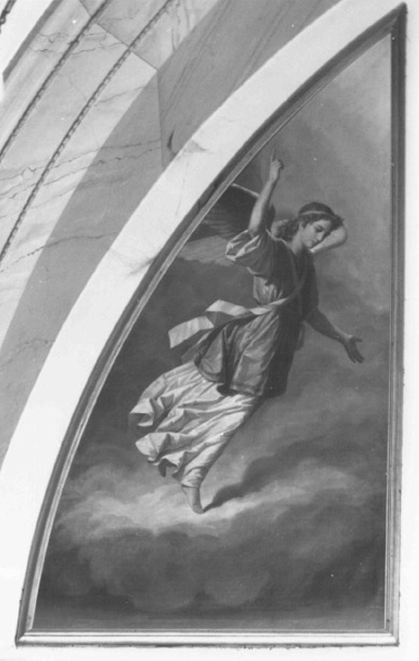 angelo annunciante (dipinto, elemento d'insieme) di Busato Giovanni (sec. XIX)