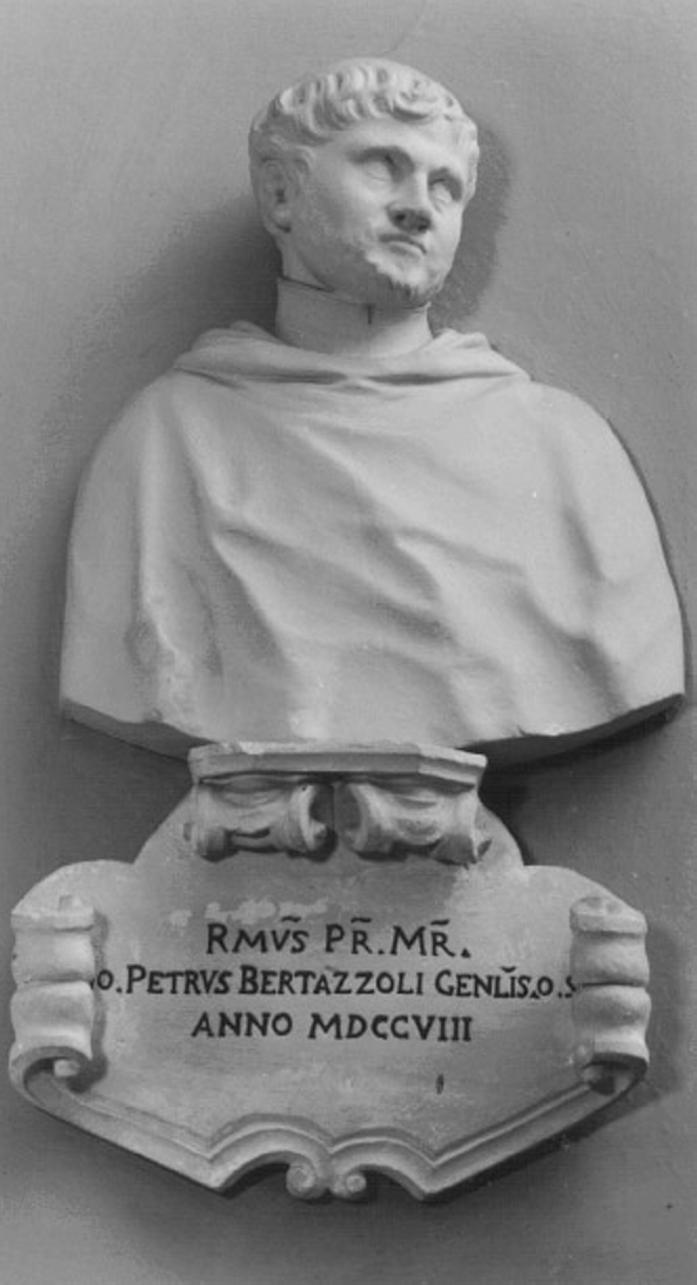 busto ritratto d'uomo (statua, elemento d'insieme) di Marinali Orazio (cerchia) (sec. XVIII)