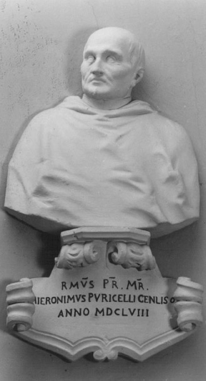 busto ritratto d'uomo (statua, elemento d'insieme) di Marinali Orazio (cerchia) (sec. XVIII)