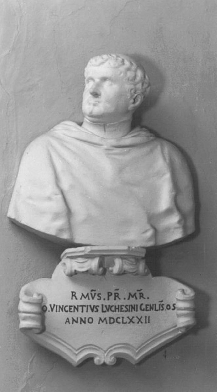 busto ritratto d'uomo (statua, elemento d'insieme) di Marinali Orazio (cerchia) (sec. XVIII)