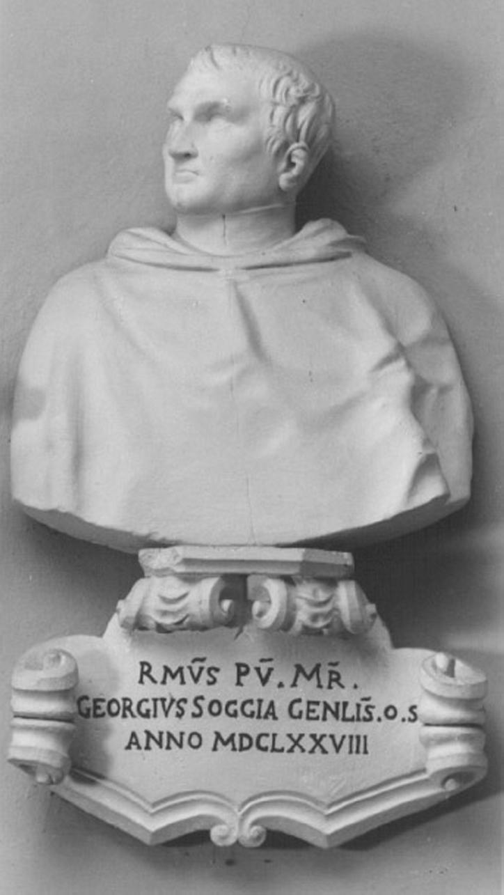 busto ritratto d'uomo (statua, elemento d'insieme) di Marinali Orazio (cerchia) (sec. XVIII)